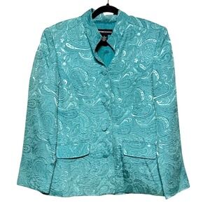 Norton McNaughton Vintage Regencycore Blazer Women Size 12 Office Siren Tailored
